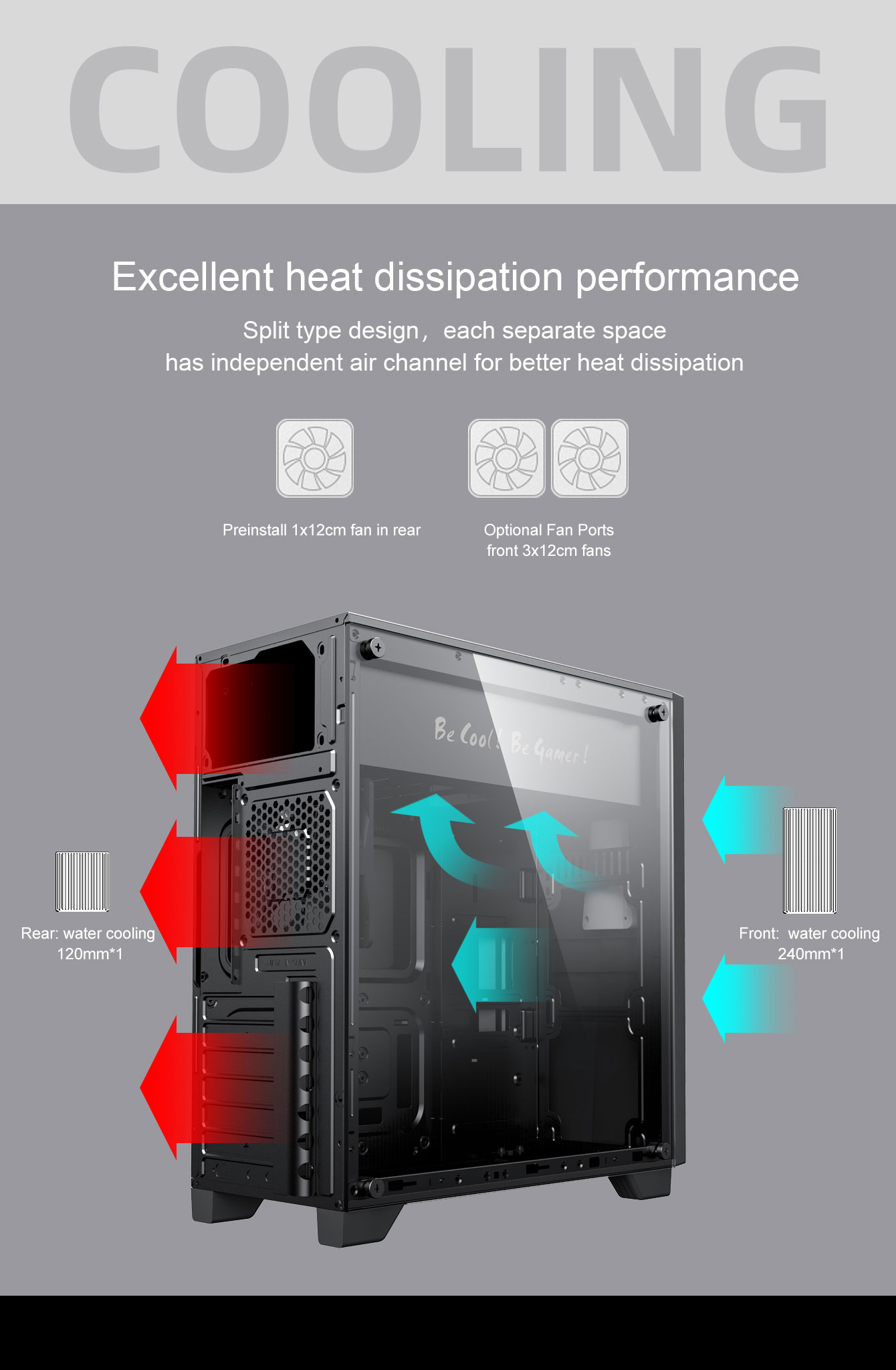 Gamemax Nova N6 Gaming Computer Case